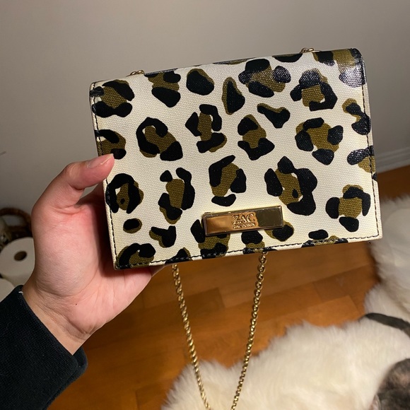 ZAC POSEN LEOPARD-PRINT CANVAS CROSSBODY - Picture 2 of 4